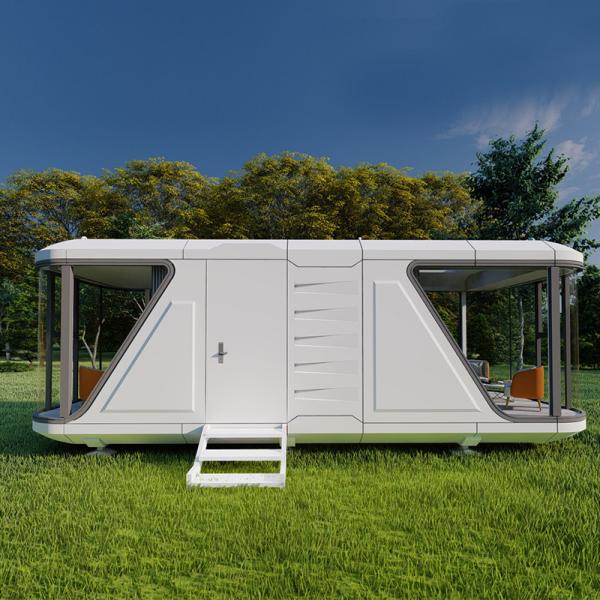 Steel Frame Prefabricated Detachable Container Capsule House Adapted For Resort Camping Life