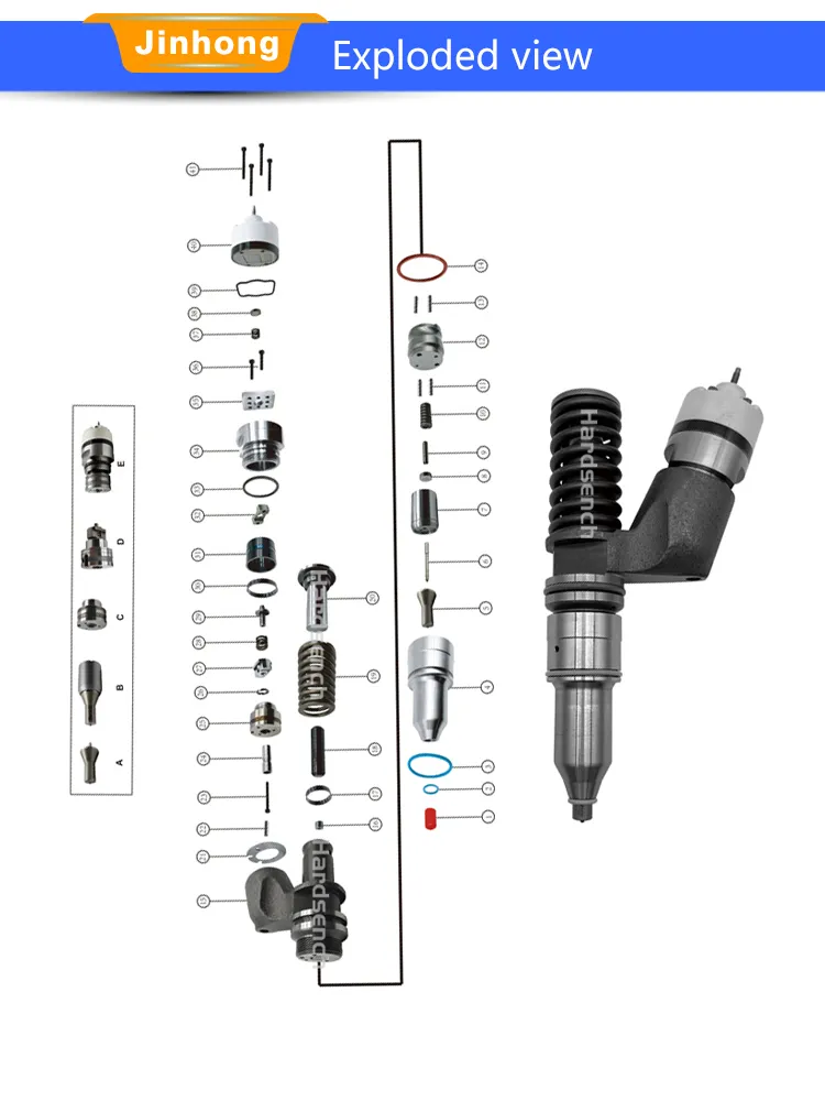 191-3005 0r-9803 New Fuel Injector for Cat 3406E C15 Track-Type Tractors International trucks