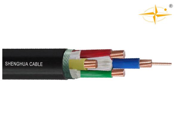 O condutor trifásico 600/1000V unarmored 3x10mm2 XLPE do cobre do núcleo isolou o cabo distribuidor de corrente