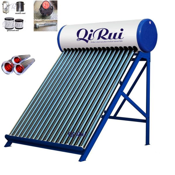 Integrated Compact Durable Thermal Evacuated Tube Stainless Steel Inner Tank Solar Water Heater