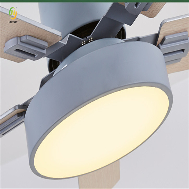 Металл СИД Downrod и свет 48W потолочного вентилятора дистанционного управления древесины 52 дюйма