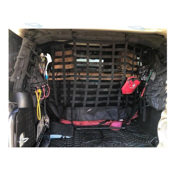 Polypropylene Car Pet Barrier Safety Net 2007-2021 JK Jeep Wrangler JL Pet Barrier