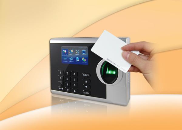 Tome as impressões digitais o sistema do comparecimento do tempo com a tela da cor de TFT de 3 polegadas