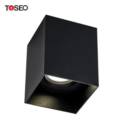 Quadrado conduzido montado de superfície Downlight de superfície do projetor Gu10