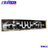 heavy duty truck Howo que molda o eixo de manivela 612600020373 das peças de motor de WD615 Weichai com flange longa