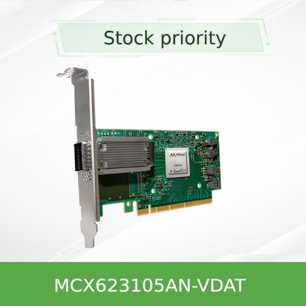 La tarjeta de red de Mellanox del interfaz del EN de ConnectX-6 DX MCX623105AN-VDAT 100GbE se dobla QSFP56 portuario