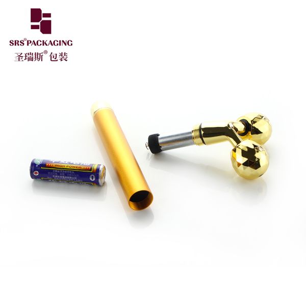 wholesale gold luxury vibrating face lift Y shape facial beauty massage tool