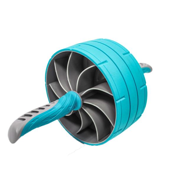 14in Exercise AB Wheel Roller Exercise Equipment Nonslip Handles In Office