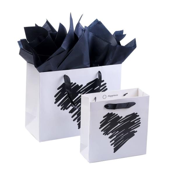 Papel especializado Indústria de moda Dia dos Namorados Compras de presentes Sacos de mão de comprimento