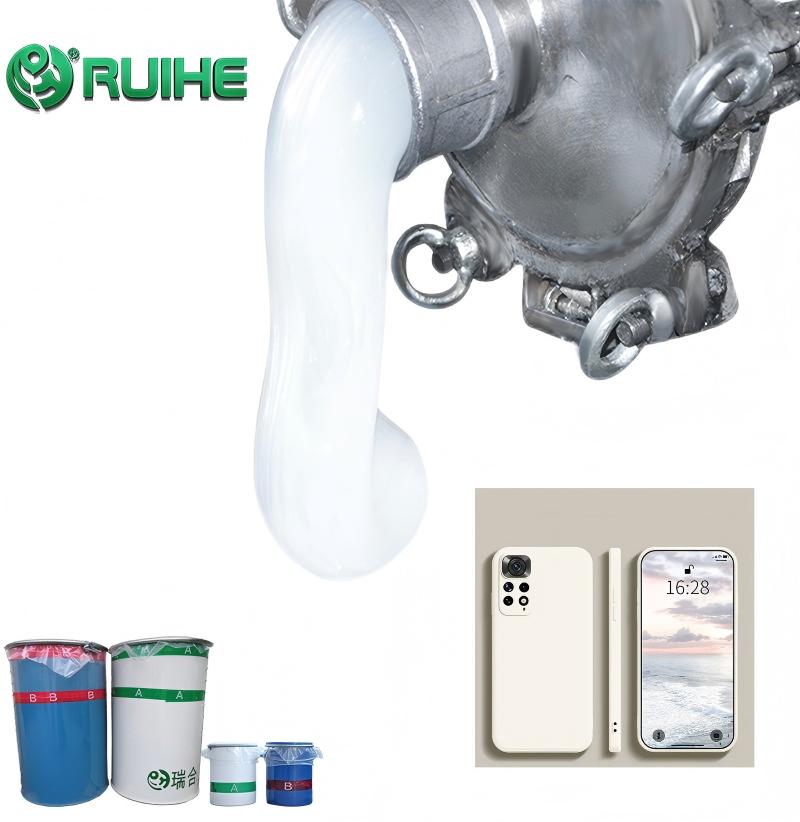 Transparent Yellowing Resistance Liquid Silicone Rubber with 66 Shore Hardness for PC Mobile Phone Covers