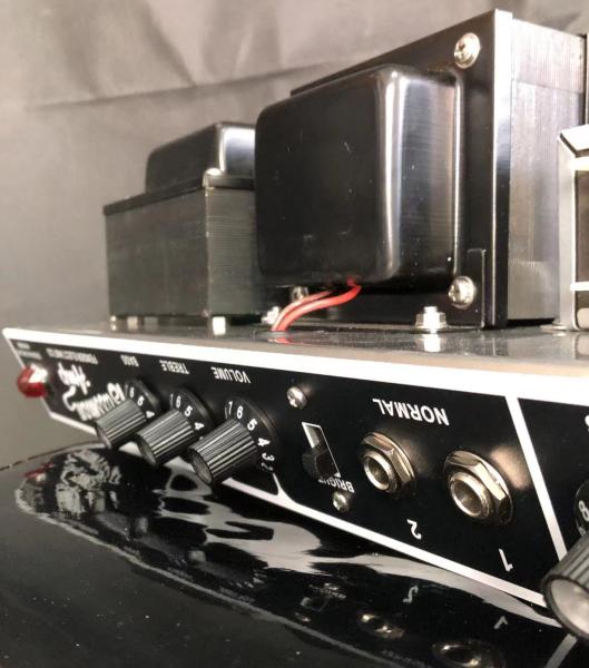 Custom 1964 Grand Bassman Black Panel Pre-CBS Guitar Tube Amp Head 50W, AA864 Circuit, Rare Variant