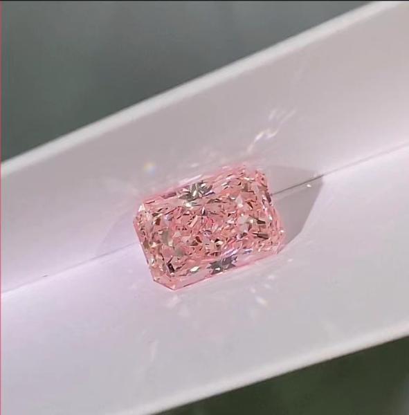 IGI Certificado Pink Loose Laboratório Criado Diamantes Radiante Corte 1ct-1.5ct