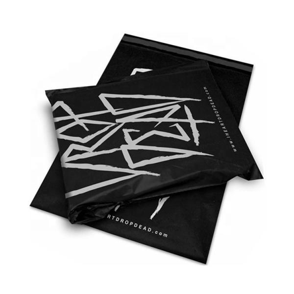 Strong Adhesive Biodegradable Apparel Packaging Custom Private Label Logo Plastic Shipping Bags For Clothing
