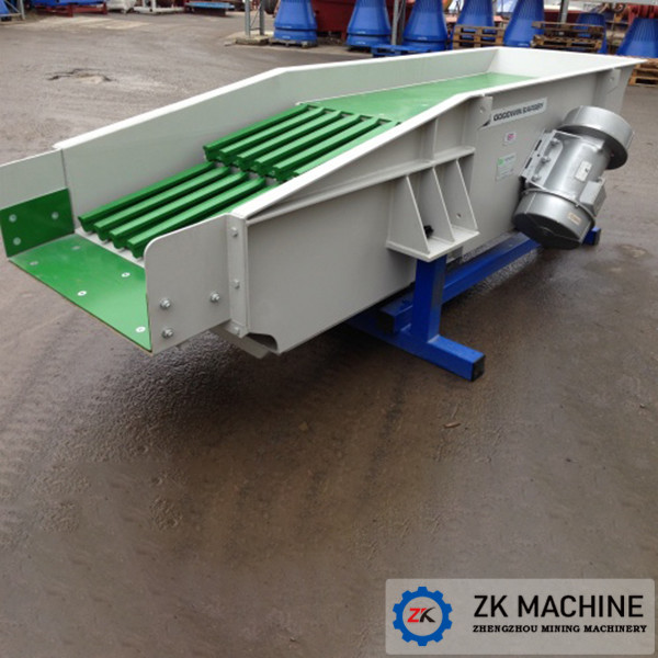 80-560 T/H Electromagnetic Vibratory Feeder / Vibrating Grizzly Screen Machine