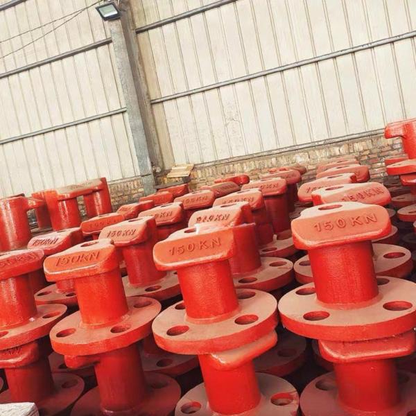 150KN hierro fundido HT200 T cabeza de barco Bollardo T cabeza de bollardo galvanizado para barcos