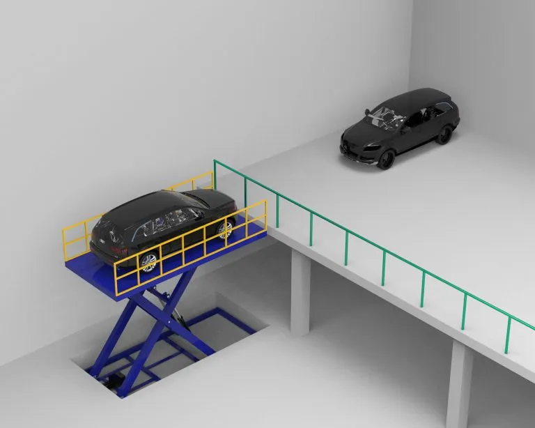 4S Store 4500kg Scissor Car Lift 4.5T Hydraulic Car Platform Lift