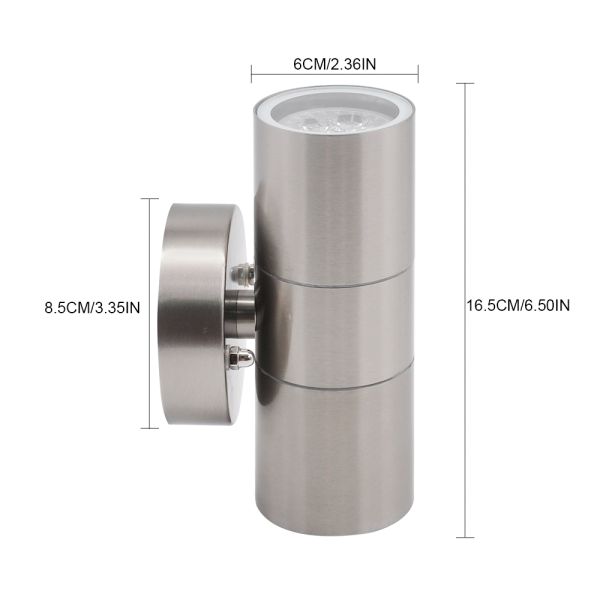 Outdoor IP54 Garden Up Down Wall Light Dusk Till dust to dawn outdoor light(WH-HR-36)