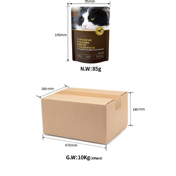 Pet Cat Wet Food Professional OEM Cat Food Lunch Box for Medium Breeds at Special Diet