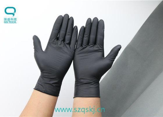 Produtos químicos livres do pó livre descartável do látex das luvas do nitrilo anti/óleo/solvente