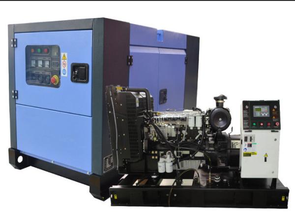 Gerador silencioso super GSA1006 de 125KVA Lovol usado em canteiros de obras