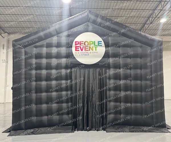 Black Portable Inflatable Advertising Disco Lighting Inflatable Nightclub Inflatable Tent for Party
