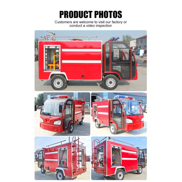 Good Price High Quality Four-wheel Water Tank Fire Truck Used for Emergence Disposal