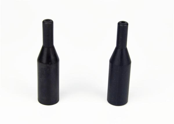Saias de borracha pretas duráveis do cabo, bota de borracha do tempo para o cabo coaxial