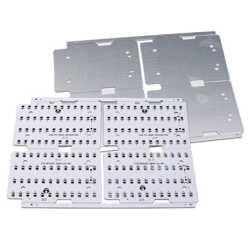 СИД 2835 3030 MCPCB 1,0 HASL неэтилированное алюминиевое 1,2 1,6 2.0mm