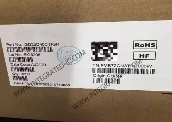 Chip IC de memoria GD25D40CTIGR 4Mbit SPI NOR Flash Memory SOP-8 Serial Flash Memory
