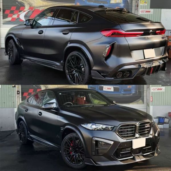 X6M F96 BMW Body Kit Carbon Fiber Front Lip Skirt Rear Diffuser Spoiler