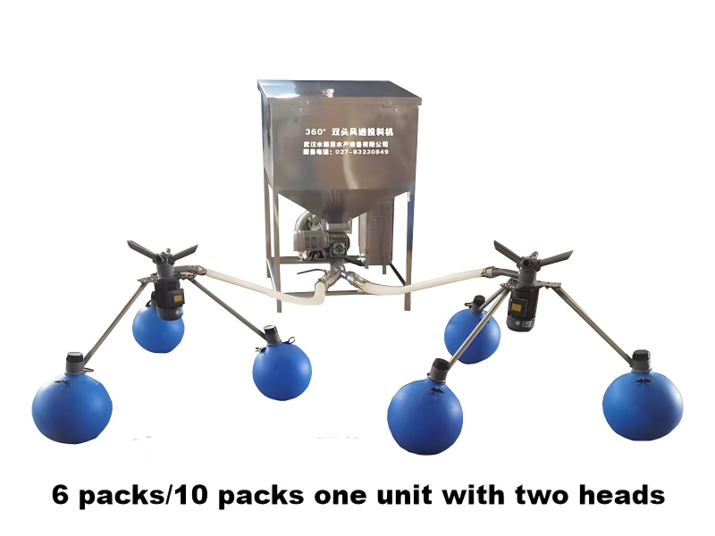 Automatic 360 Degree Motor-driven Fish Shrimp Prawn Ponds Feeder/Feeding Machine