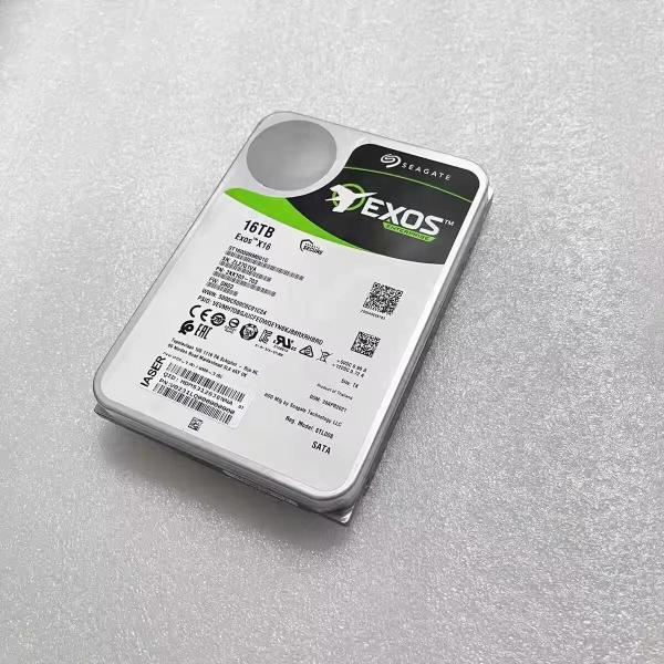 1.5Gb/s Interface Rate Seagate Exos 16TB Enterprise HDD SATA 6Gb/s 512e/4Kn 7200 RPM 256MB Cache 3,5 Disco duro interno