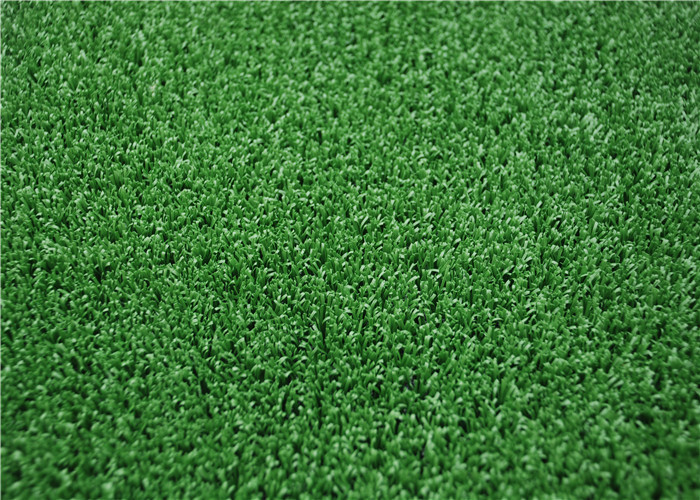 Fire Resistant PE Tennis Court Turf , Green Futsal Artificial Grass For Lanscape