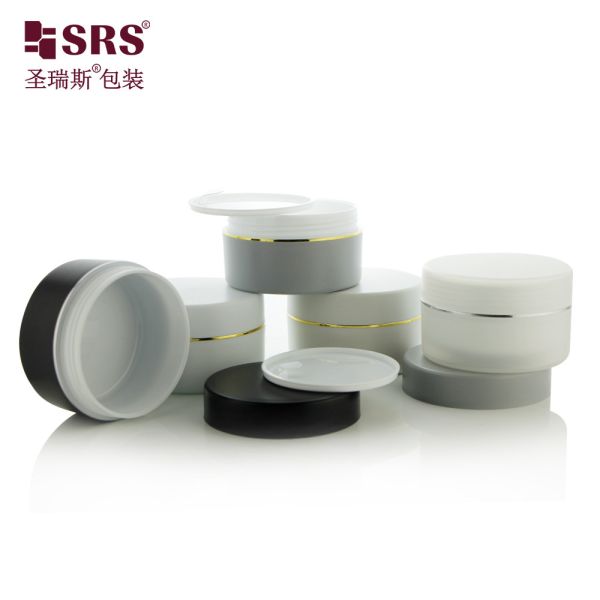 Hair Body Scrub Plastic Empty Cosmetic Packaging Container luxury cream jar