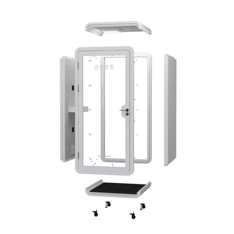 Soundproof Office Pod with Built-in Ventilation System and Noise Reduction up to 50 Decibels - Customizable Business Booth