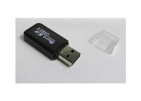 4.8 X 2 X 0.6cm Portable Card Reader USB 2.0 For SD SDHC Memory Card 2gb 4gb 8gb