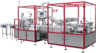 Horizontal Lotion Automatic Cartoner Packaging Machine 30-65pcs/min with Liner