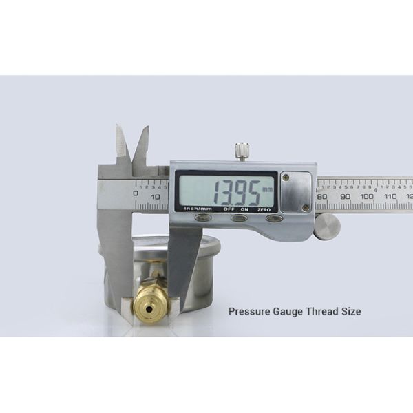 50mm Pressure Indicator Small Liquid Filled Pressure Gauge for Industrial Applications