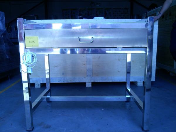 Machine d'inspection de gélules molles 304 SUS avec verre dépoli