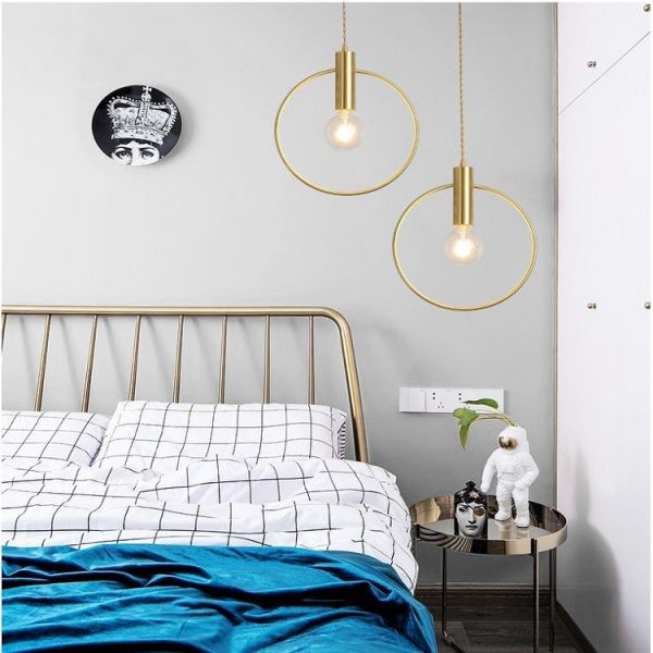 Украшение металла круга D30cm современное привесное светлое домашнее