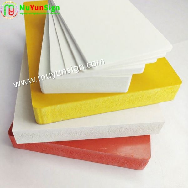 Printing Glossy Pvc Foam Board Sheets Multi Color Pvc Celuka Foam Board