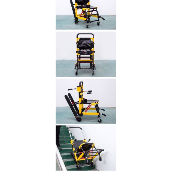 Non Electric Wheelchair To Stretcher Aluminum Alloy Stair Climbers For Disabled
