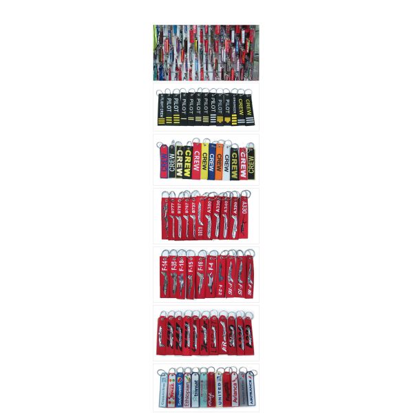 Personalized Promotional Gifts Polyester Woven Ribbon Tape Wrist Lanyard Keychain