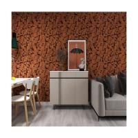 Tissu de bois de vinyle antistatique peel and stick papier peint en 3D pour le design de bois vintage