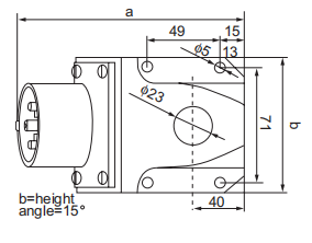 Электророзетки 220V водоустойчивое 32A пластикового бондаря 16 Amp промышленные
