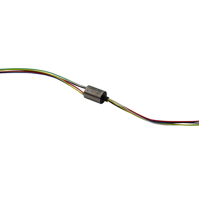 Super Mini Capsule Slip Ring 6 цепей 48VAC Volatge с низким уровнем электрического шума