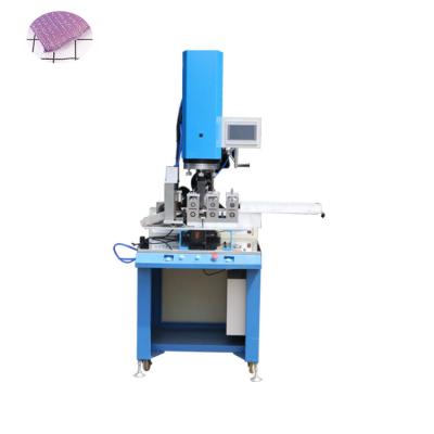 Ultrasonic Automatic Sponge Pad Fabric Scourer Weld And Cut Machine For Dishcloth Mop