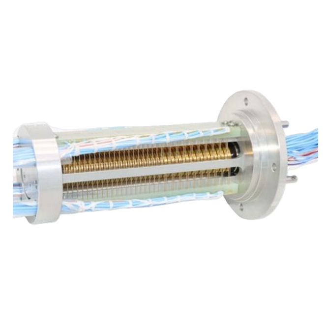 Precision Through Hole Mini Slip Ring 6 Circuit 1A Signal Power Transmission for Packaging Machinery