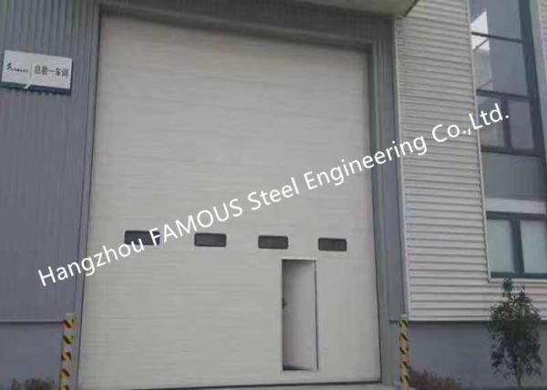 Insulated Factory Electric Rolling Gate Industrial Lifting Doors For Warehouse Internal And External Use