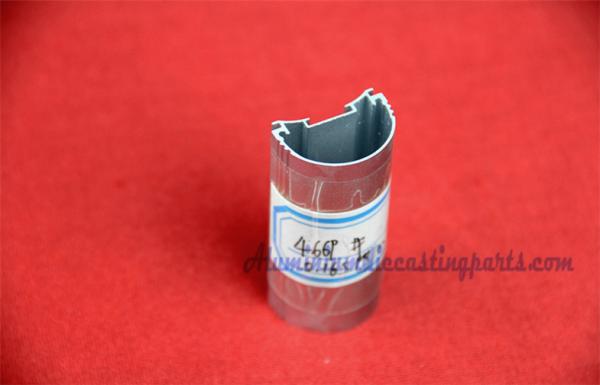 LED Fluorescent Tube Extruded Aluminum Profiles with Silver Anodize